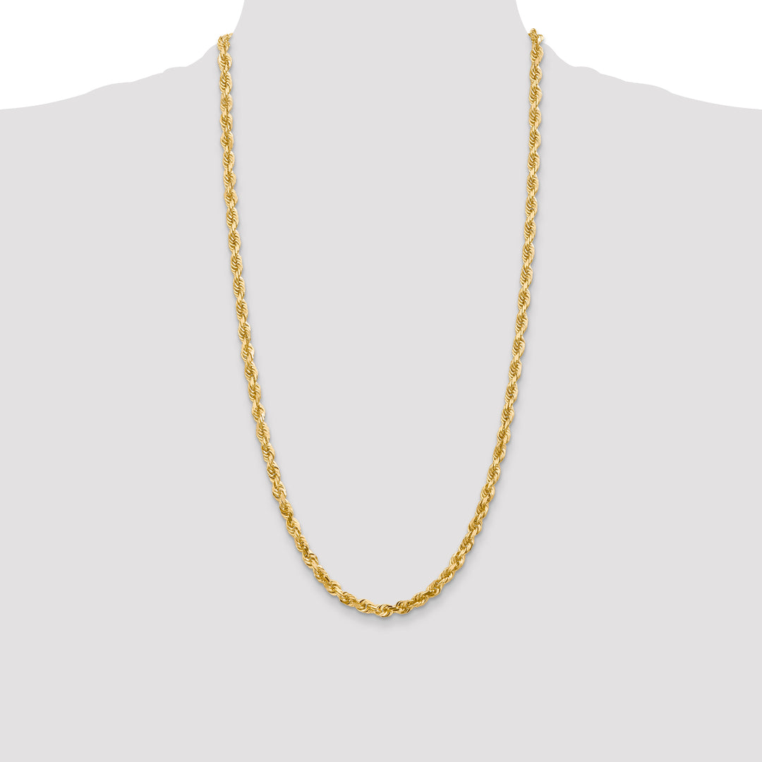 14k 5.0mm D/C Quadruple Rope Chain