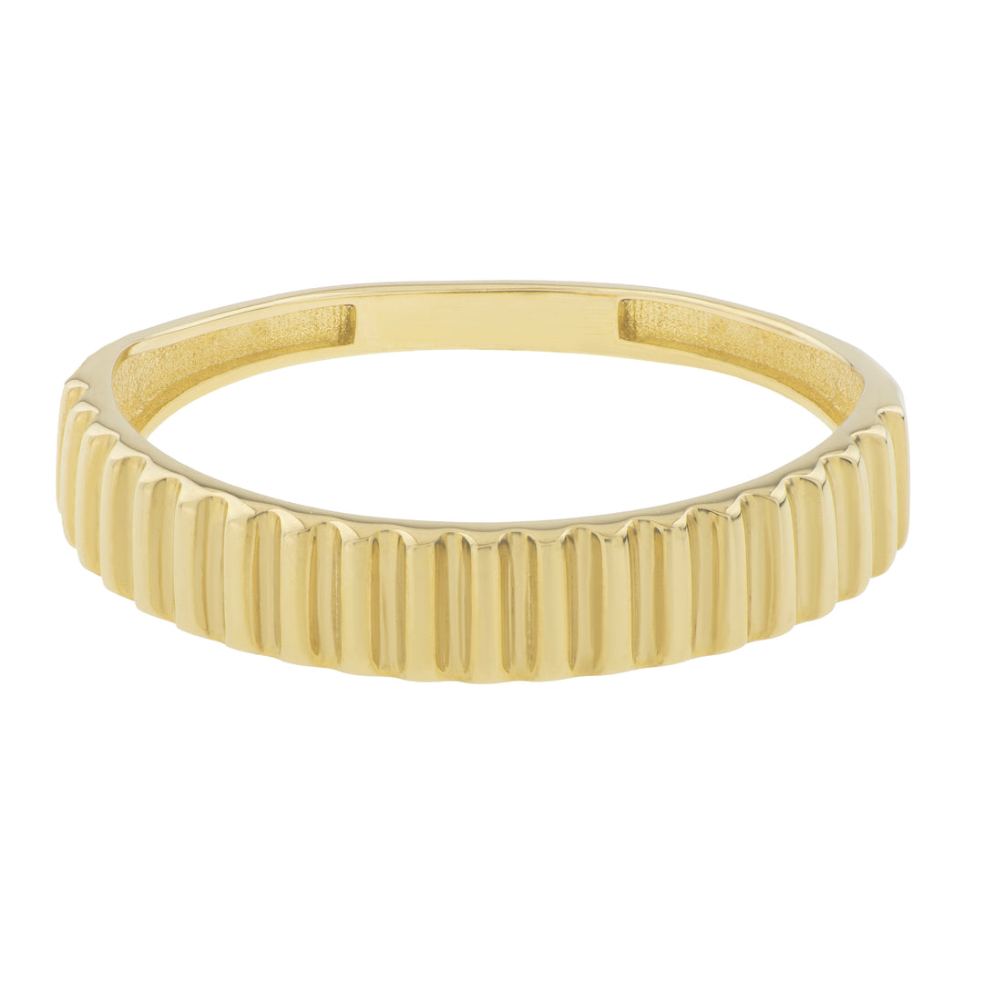 14K Ridge Ring