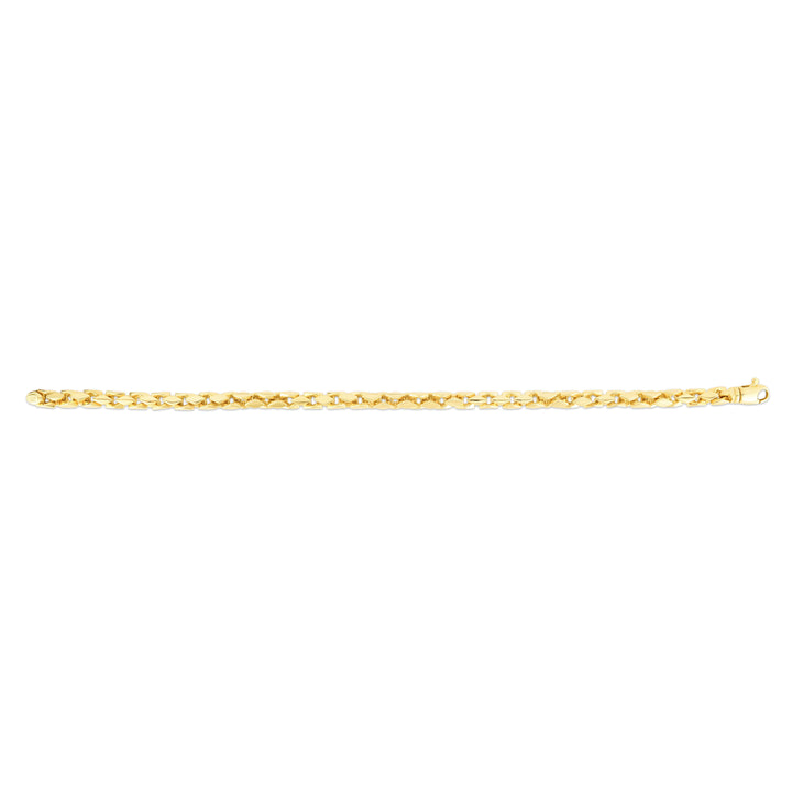 14K 5mm Mens Fancy Box Chain