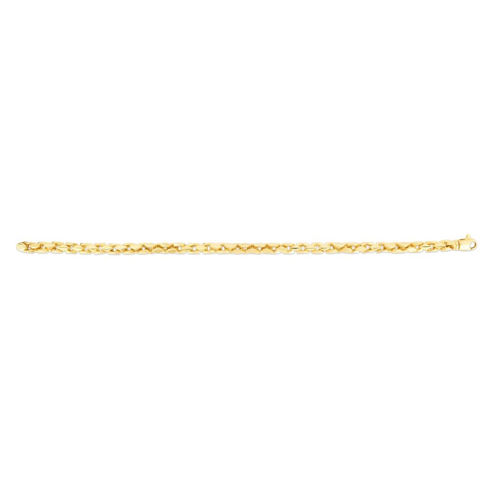 14K 5mm Mens Fancy Box Chain