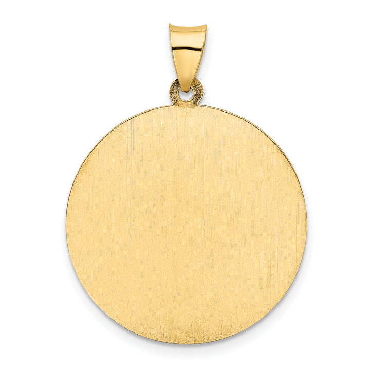 14k Saint Christopher Medal Hollow Pendant