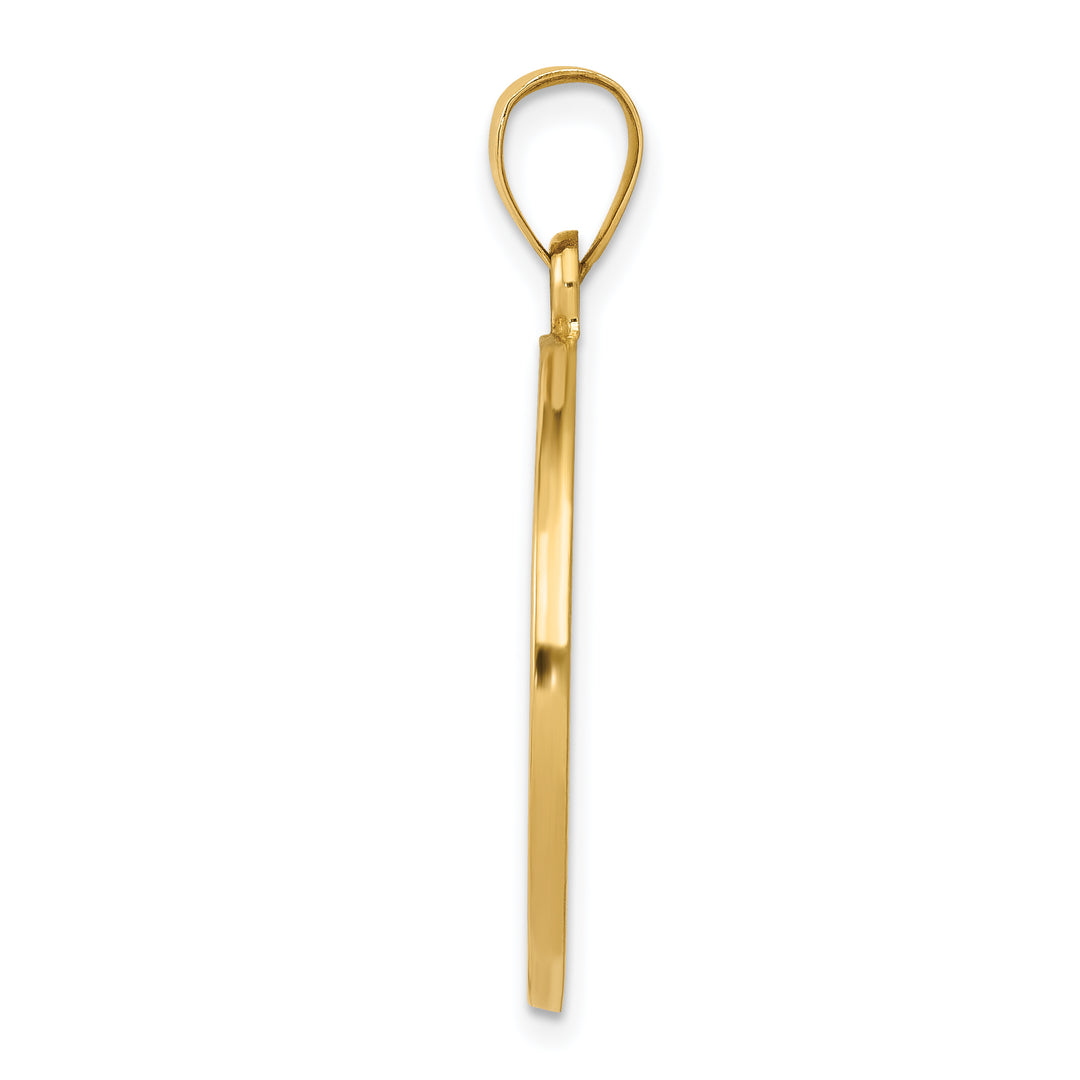 14k Saint Anthony Medal Hollow Pendant