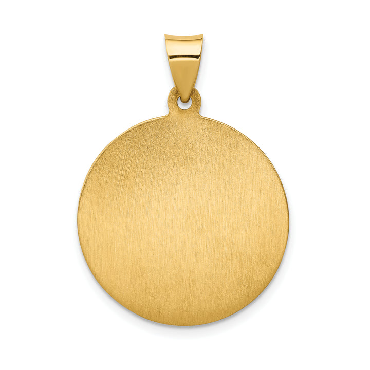 14k Saint Anthony Medal Hollow Pendant