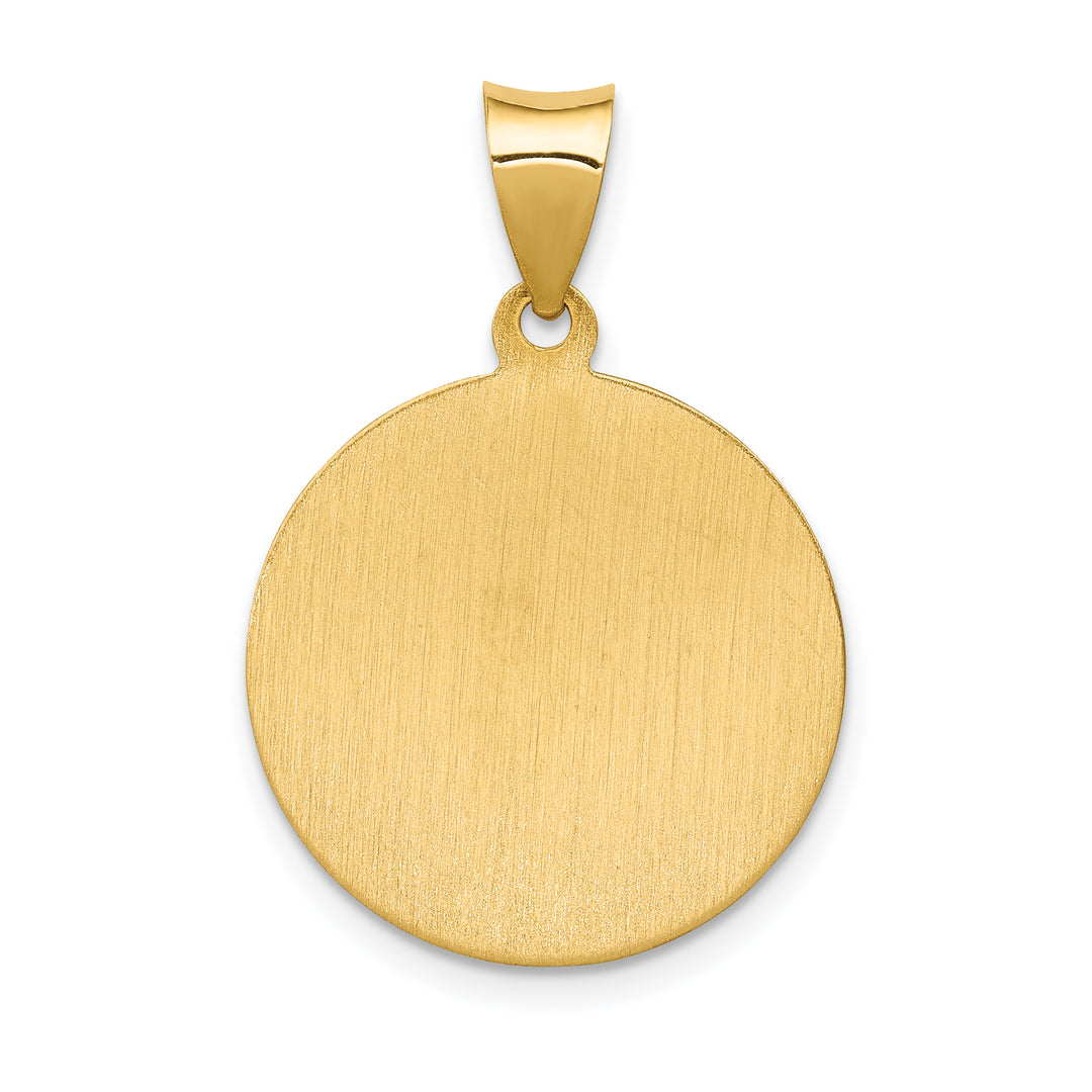 14k Saint Anthony Medal Hollow Pendant