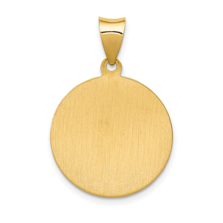 14k Saint Anthony Medal Hollow Pendant