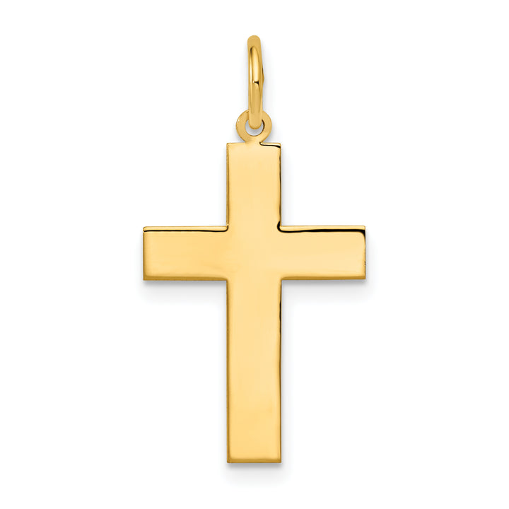 14k Polished Cross Pendant