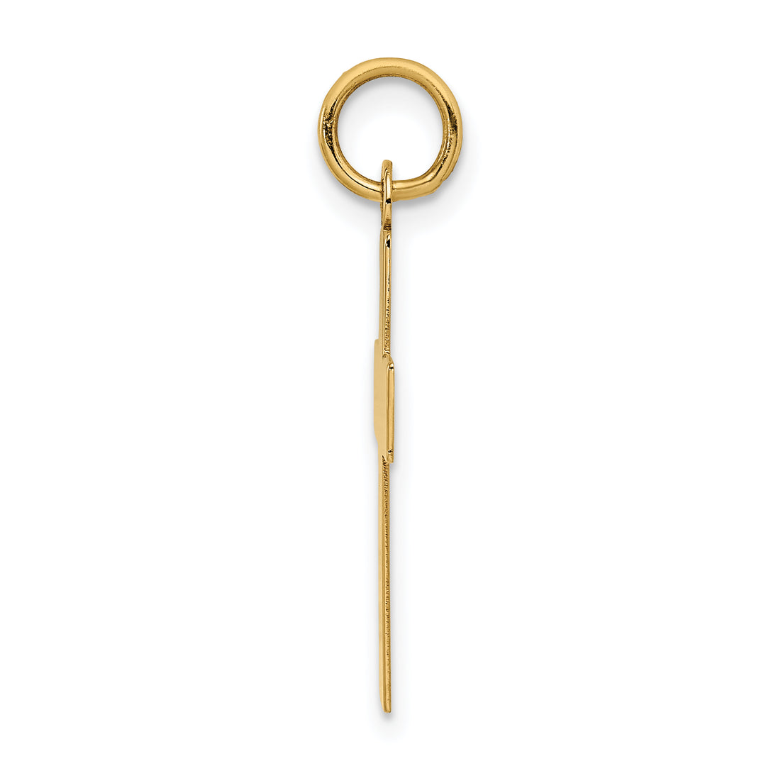 14k Polished Cross Pendant