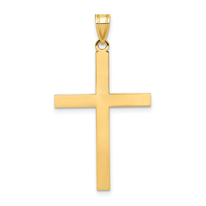 14k Engravable Cross Charm