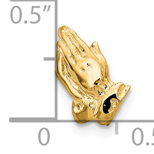 14k Praying Hands Tie Tac