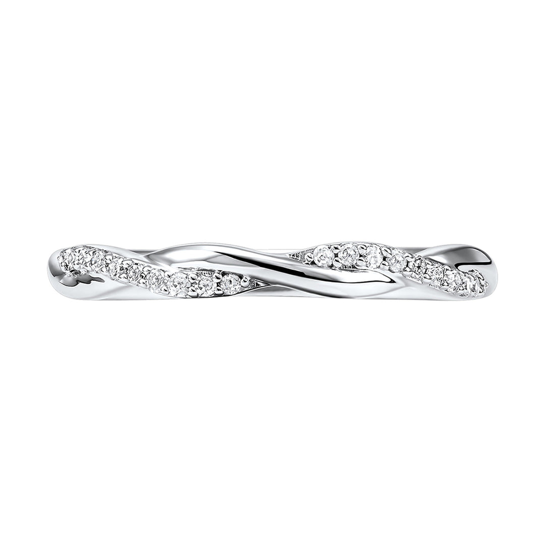 14Kt White Gold Diamond 1/10Ctw Ring
