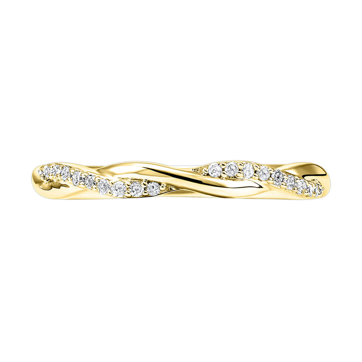 14Kt Yellow Gold Diamond 1/10Ctw Ring
