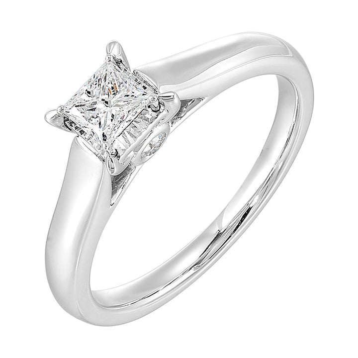 14Kt White Gold Diamond 1/3Ctw Ring