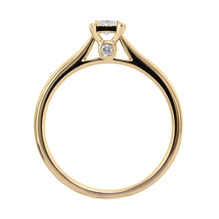 14Kt Yellow Gold Diamond 3/4Ctw Ring