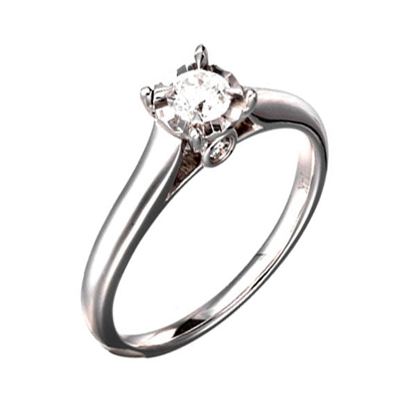 14Kt White Gold Diamond 1/3Ctw Ring