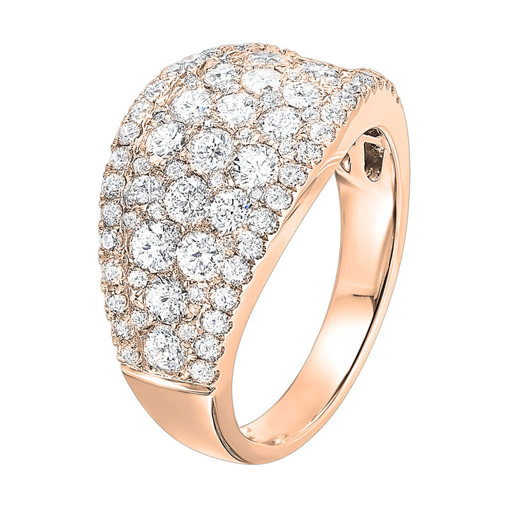 14Kt Rose Gold Diamond 2 1/4Ctw Ring