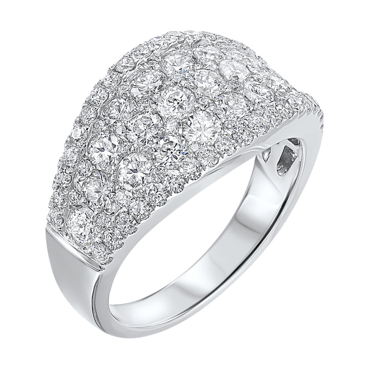 14Kt White Gold Diamond 2 1/4Ctw Ring