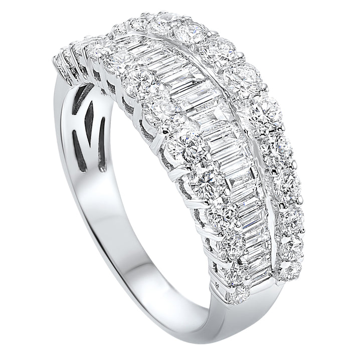 14Kt White Gold Diamond 1Ctw Ring