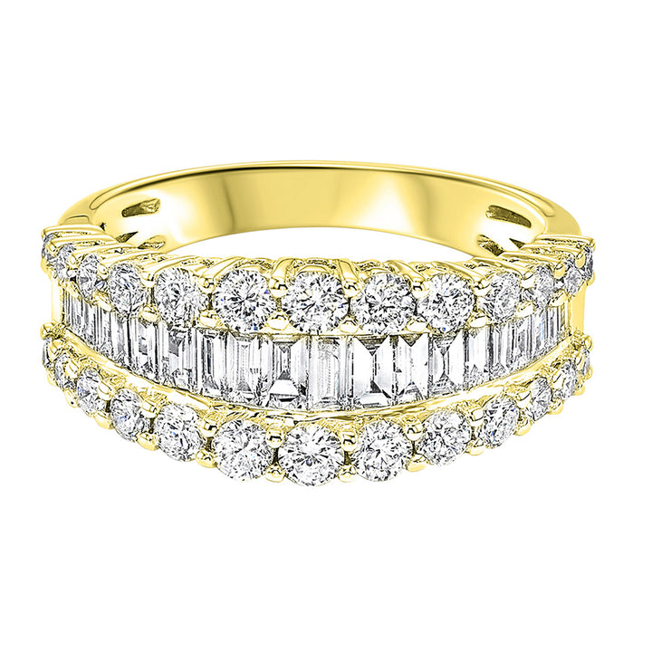 14Kt Yellow Gold Diamond 1Ctw Ring