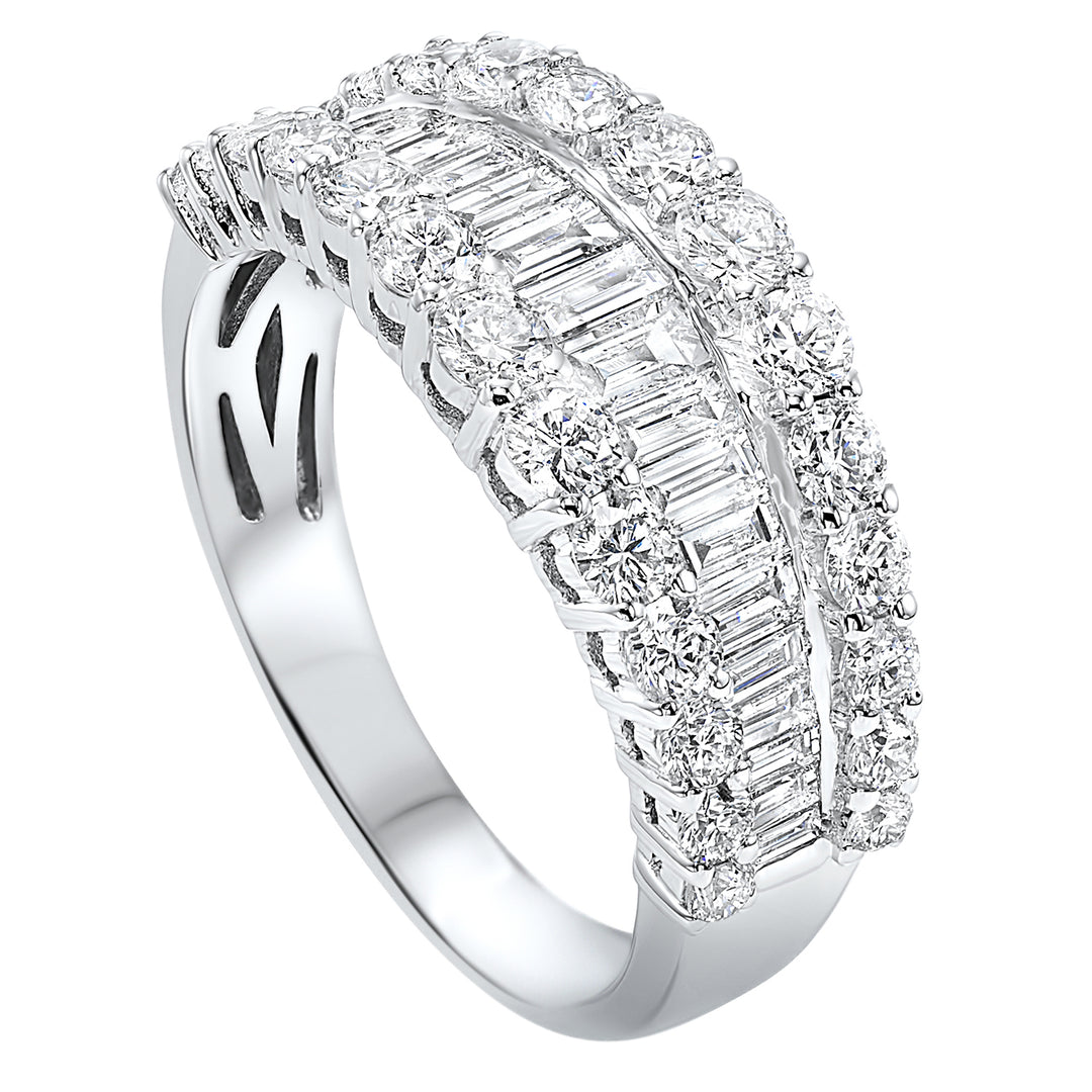 14Kt White Gold Diamond 2 1/4Ctw Ring