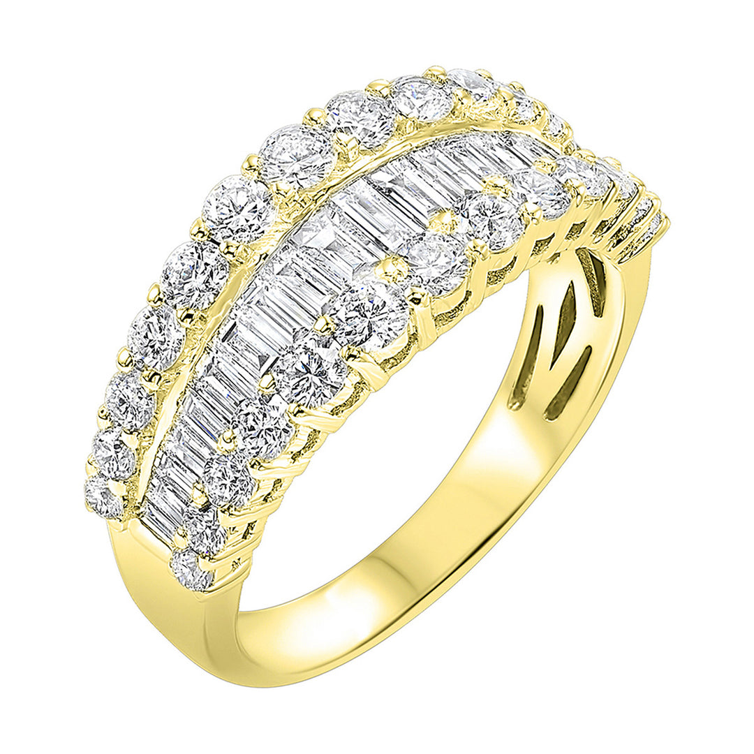 14Kt Yellow Gold Diamond 2 3/8Ctw Ring