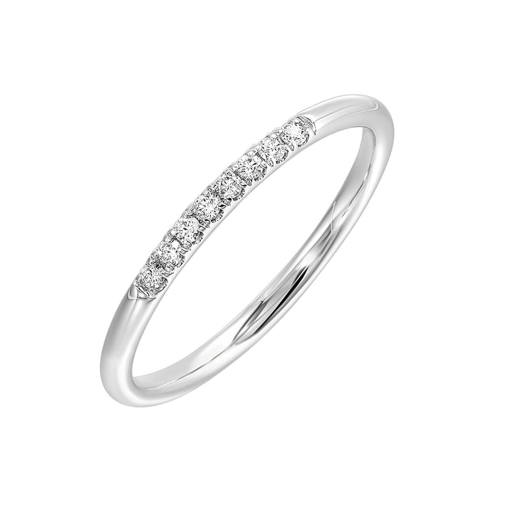 14Kt White Gold Diamond 1/12Ctw Ring