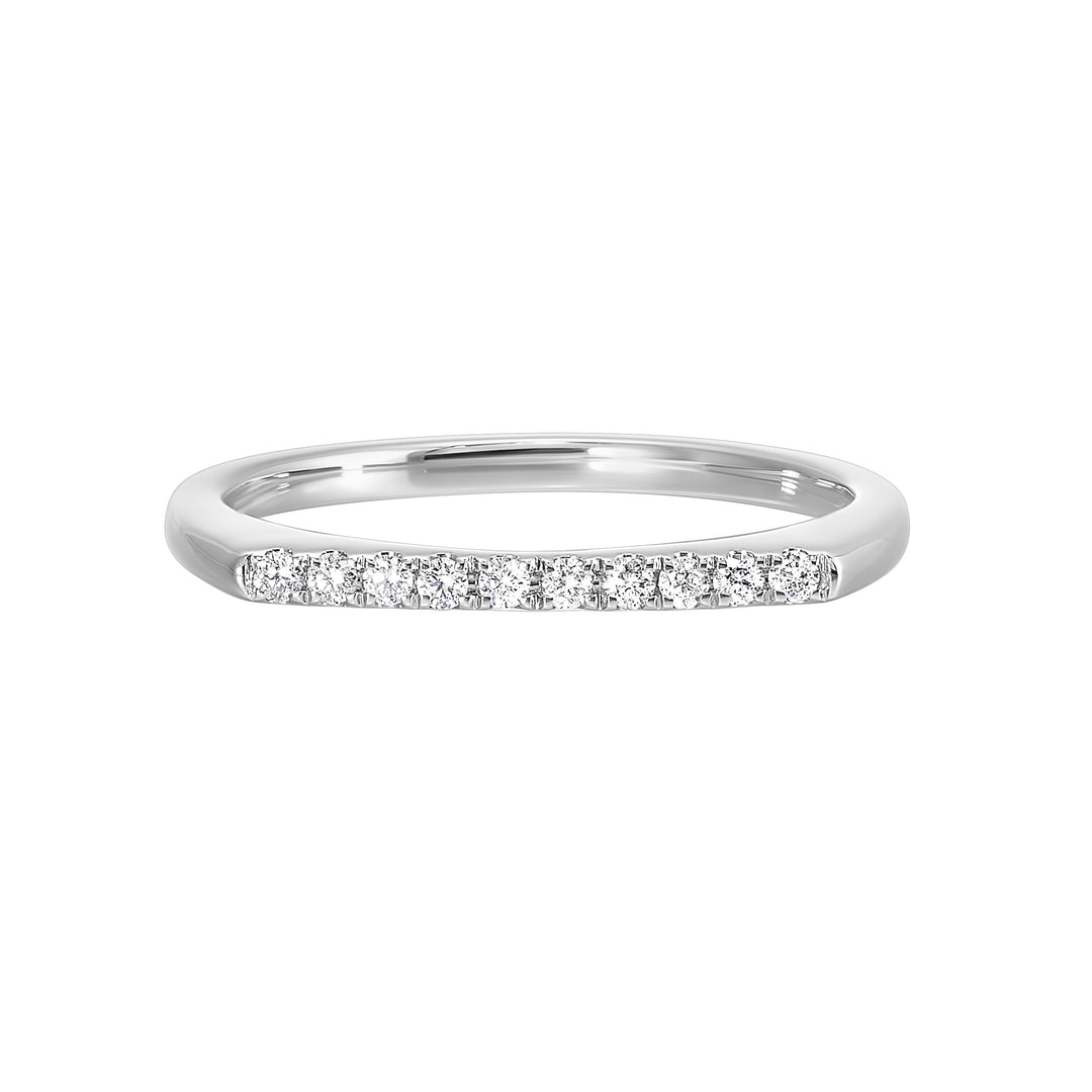 14Kt White Gold Diamond 1/10Ctw Ring
