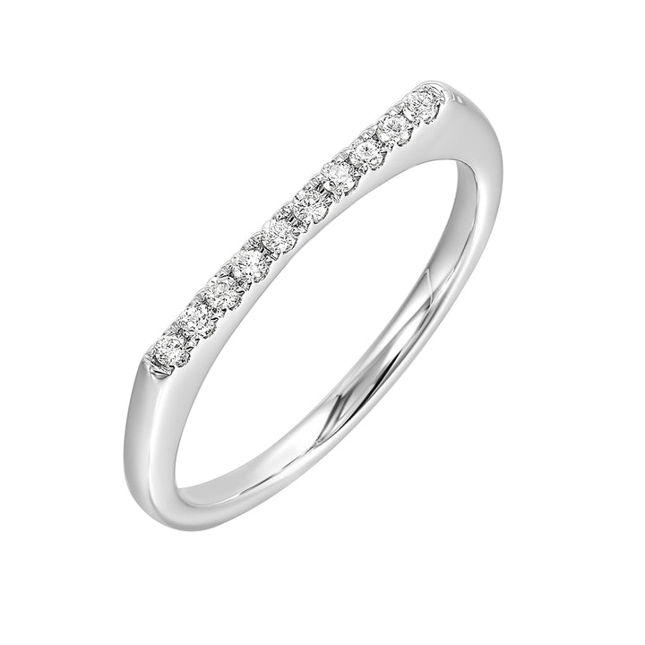 14Kt White Gold Diamond 1/10Ctw Ring