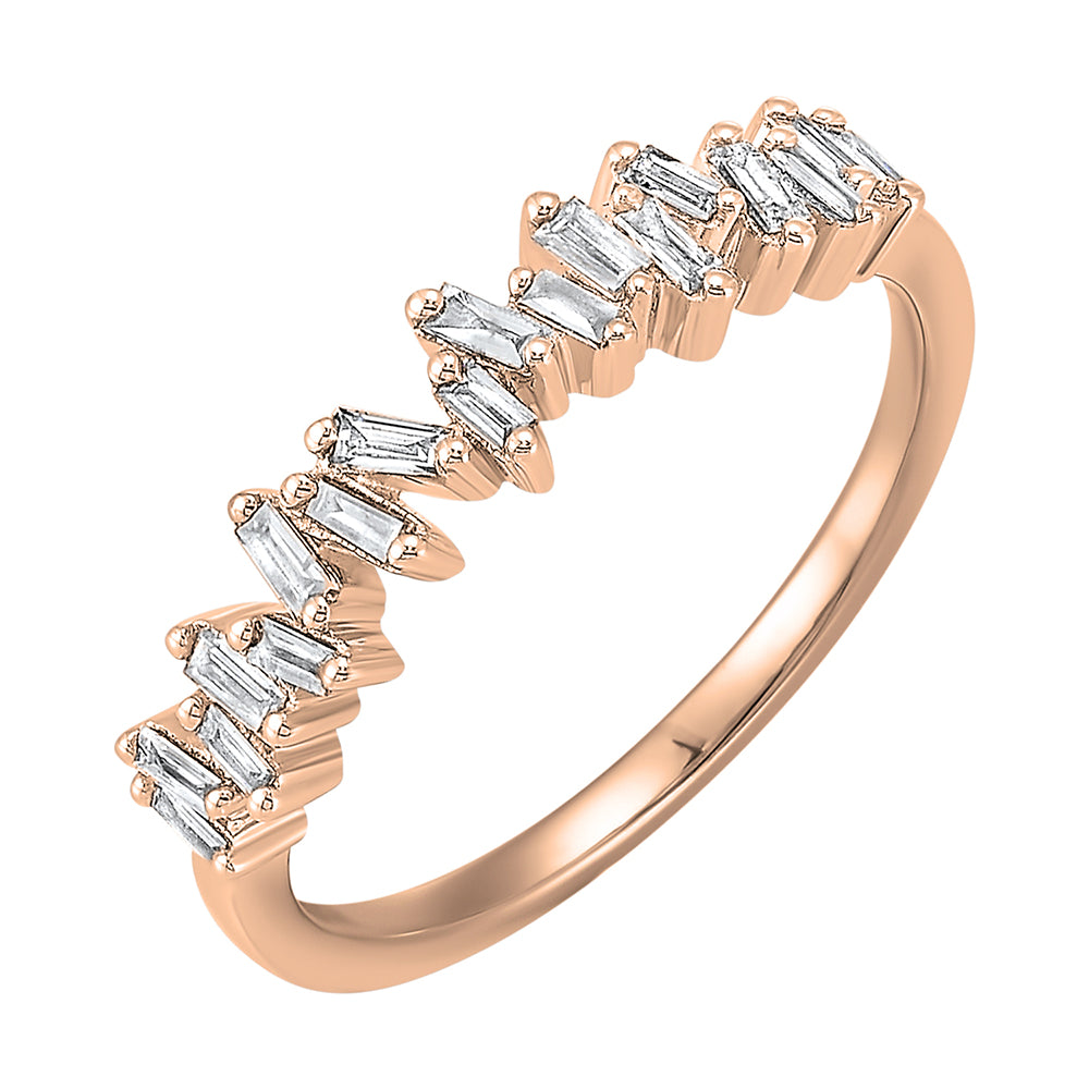 14Kt Rose Gold Diamond 1/3Ctw Ring