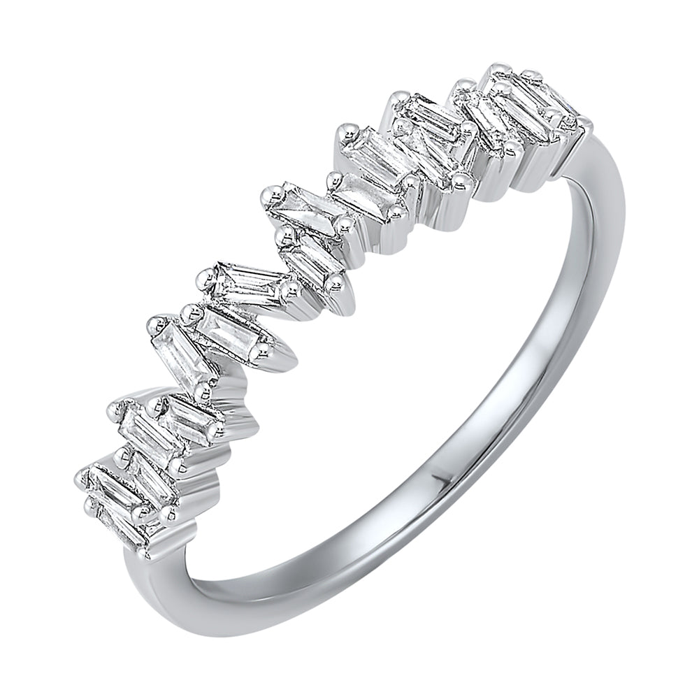 14Kt White Gold Diamond 1/3Ctw Ring