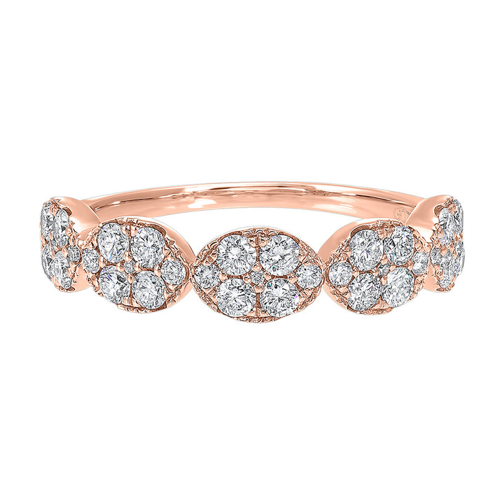 14Kt Rose Gold Diamond 3/4Ctw Ring