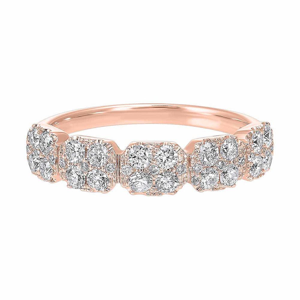 14Kt Rose Gold Diamond 3/4Ctw Ring
