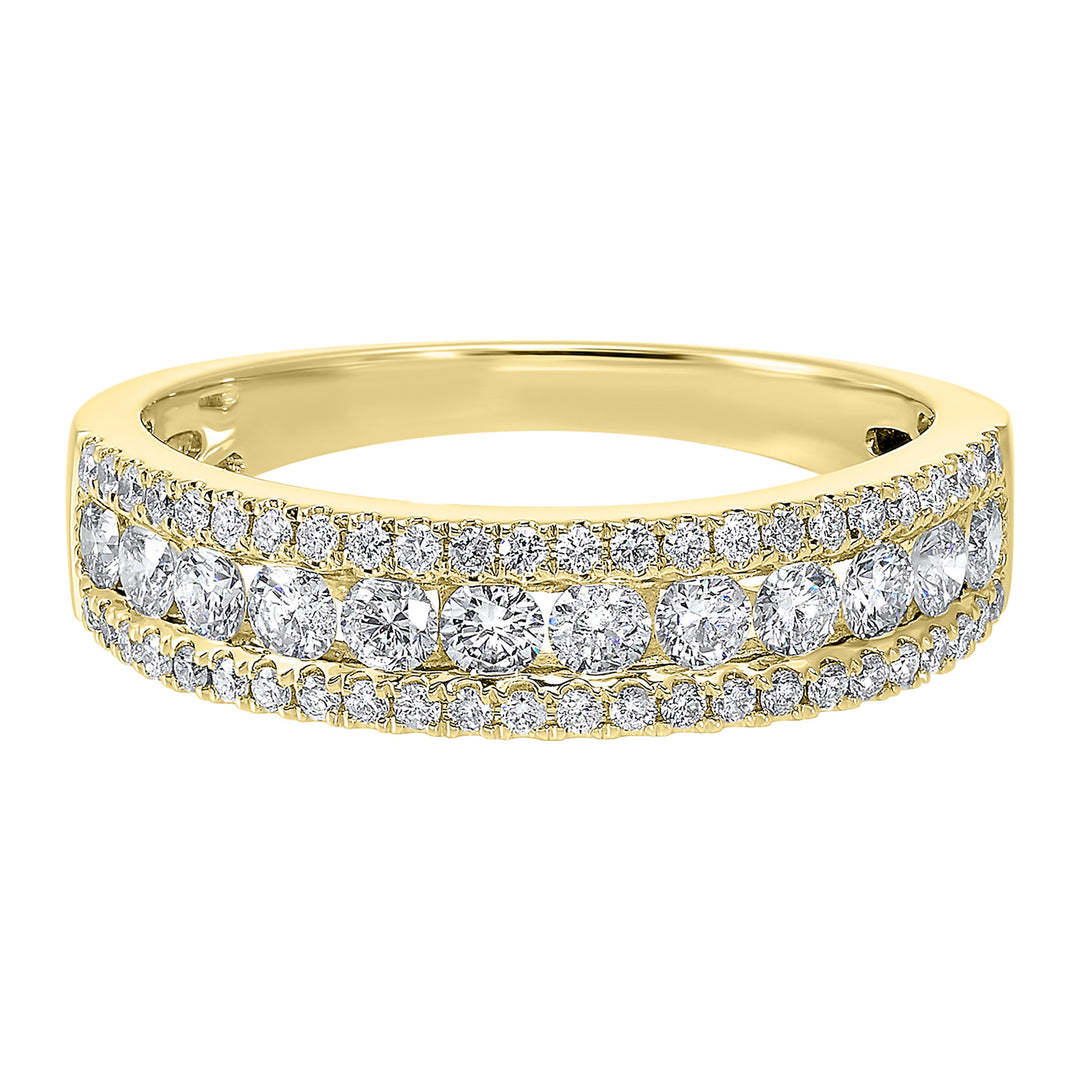 14Kt Yellow Gold Diamond 3/4Ctw Ring