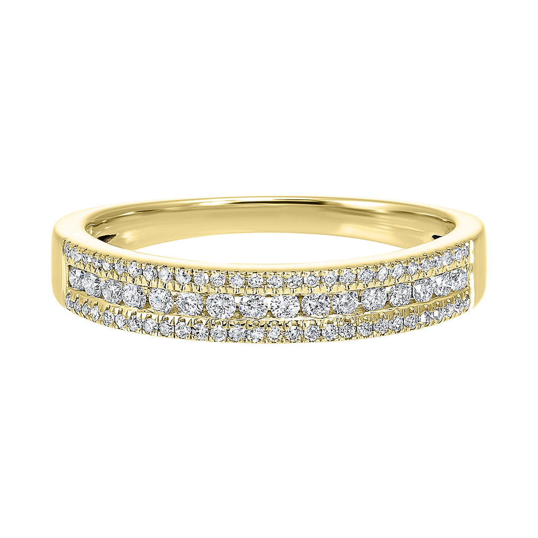 14Kt Yellow Gold Diamond 1/4Ctw Ring