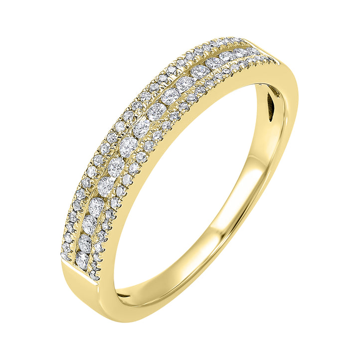 14Kt Yellow Gold Diamond 1/4Ctw Ring