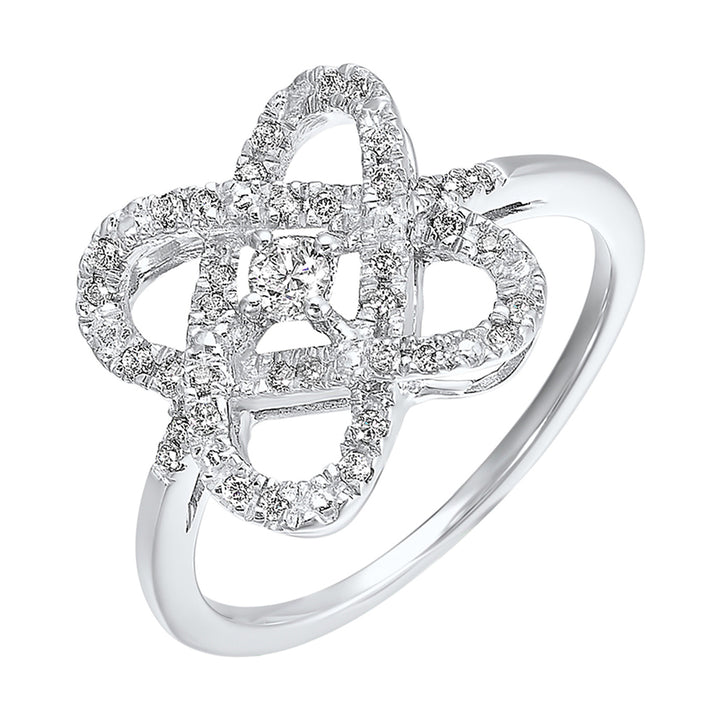 Silver Diamond 1/4Ctw Ring