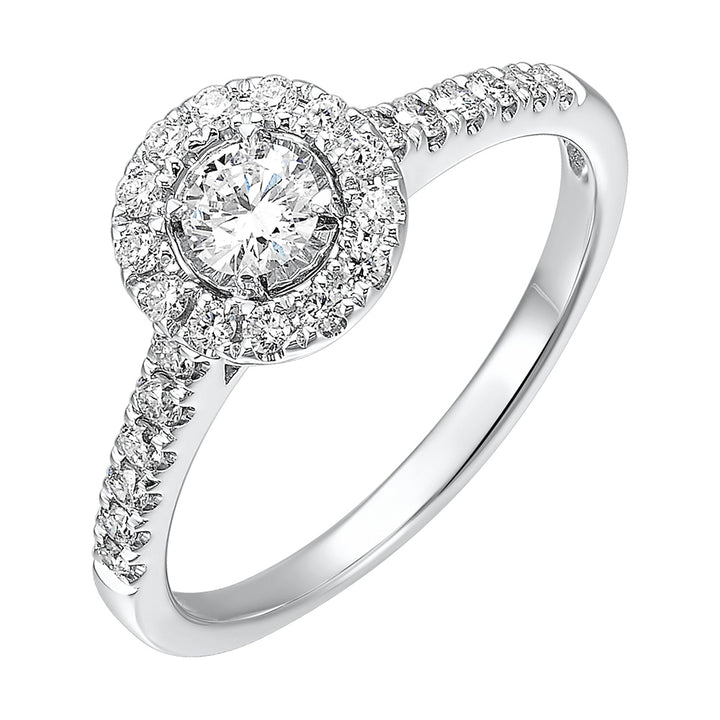 14Kt White Gold Diamond 1/2Ctw Ring
