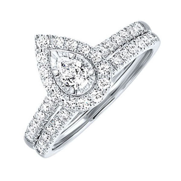14Kt White Gold Diamond 1/2Ctw Ring