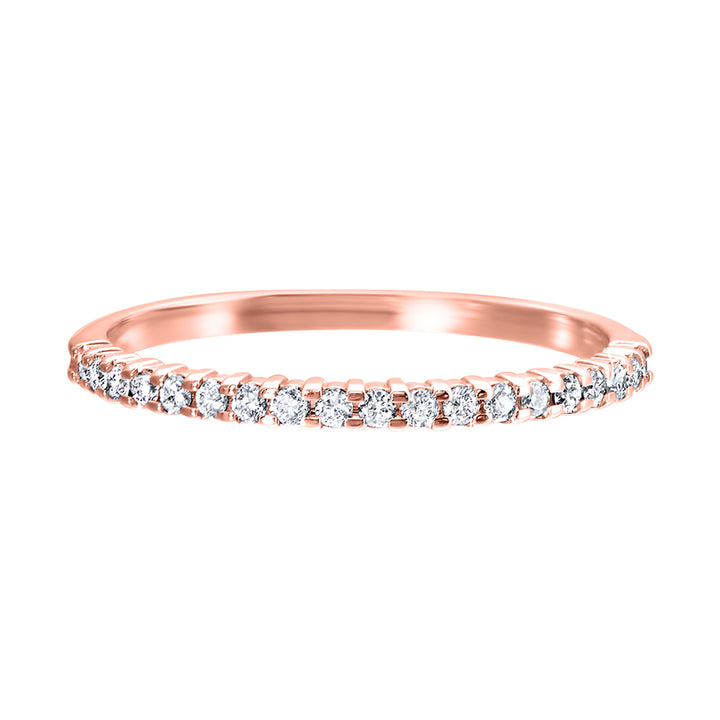 14Kt Rose Gold Diamond 1/7Ctw Ring