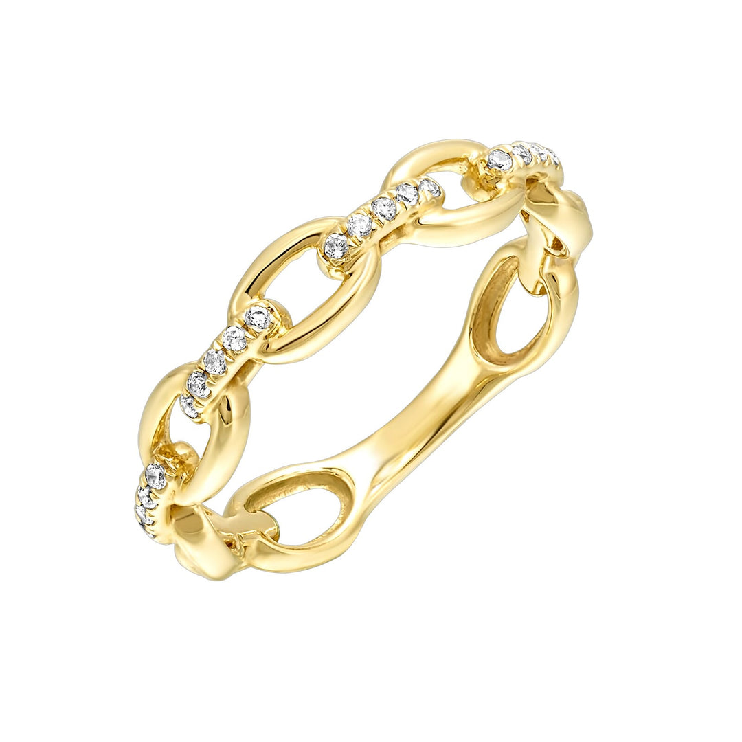 10Kt Yellow Gold Diamond 1/10Ctw Ring