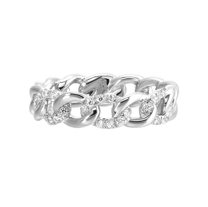 14Kt White Gold Diamond 1/5Ctw Ring
