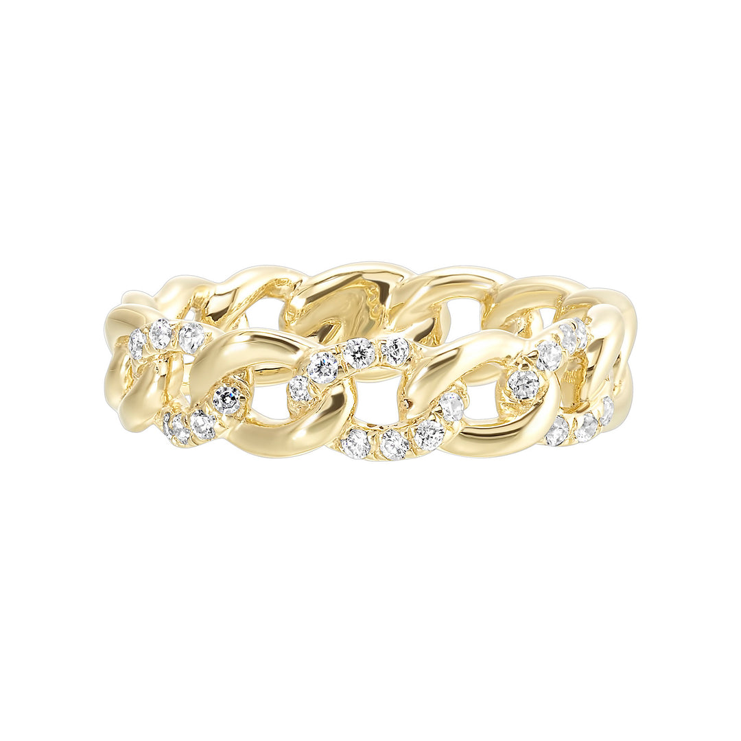 14Kt Yellow Gold Diamond 1/5Ctw Ring