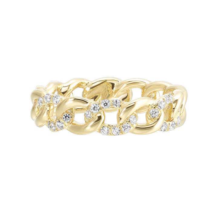 14Kt Yellow Gold Diamond 1/5Ctw Ring