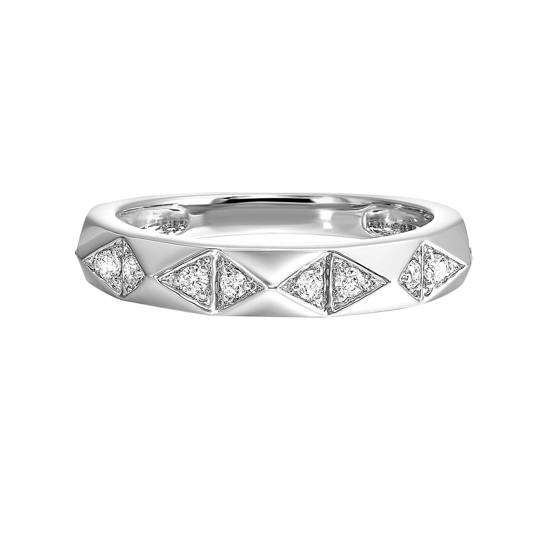 14Kt White Gold Diamond 1/5Ctw Ring