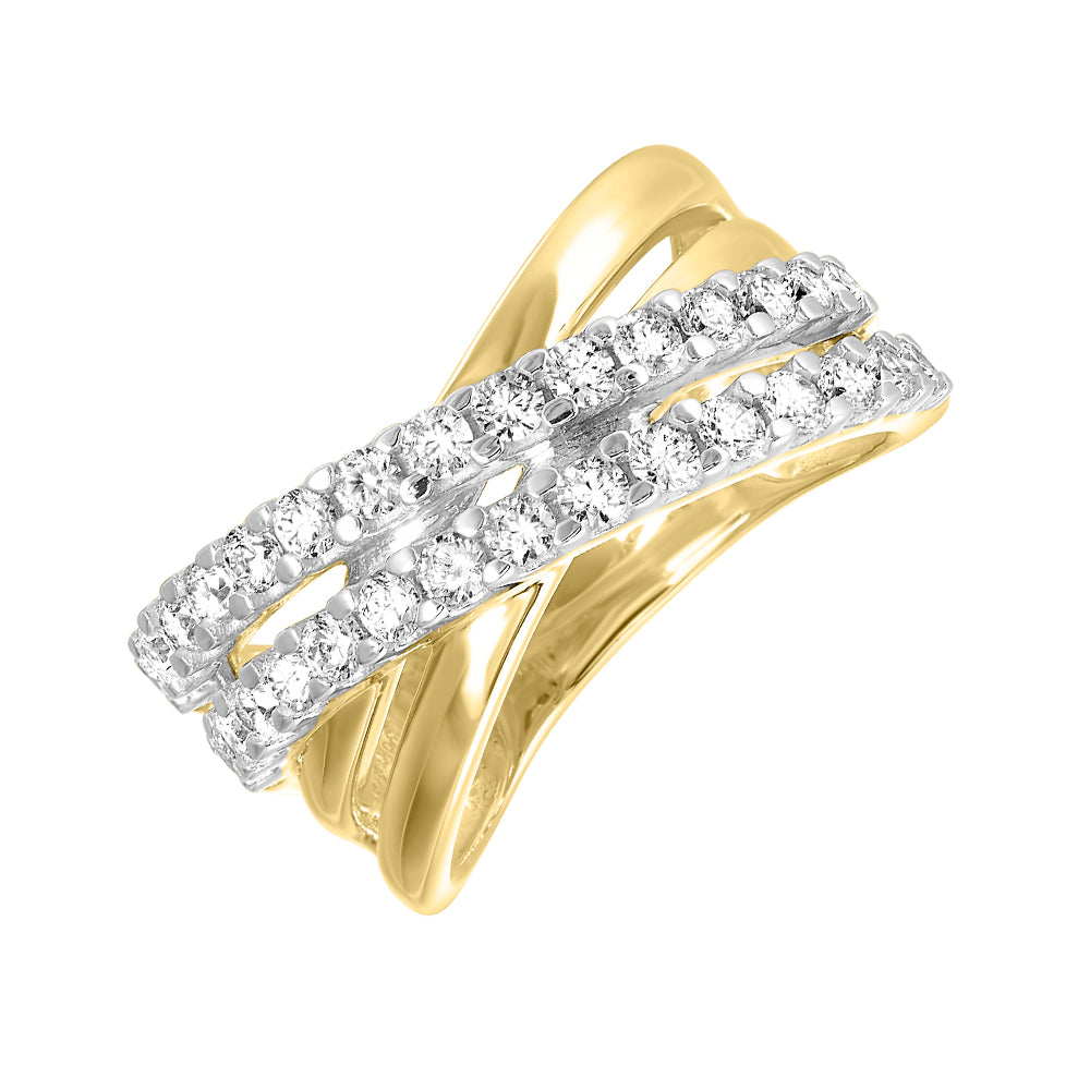 10Kt Yellow Gold Diamond 1Ctw Ring