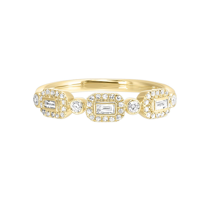 14Kt Yellow Gold Diamond 1/4Ctw Ring