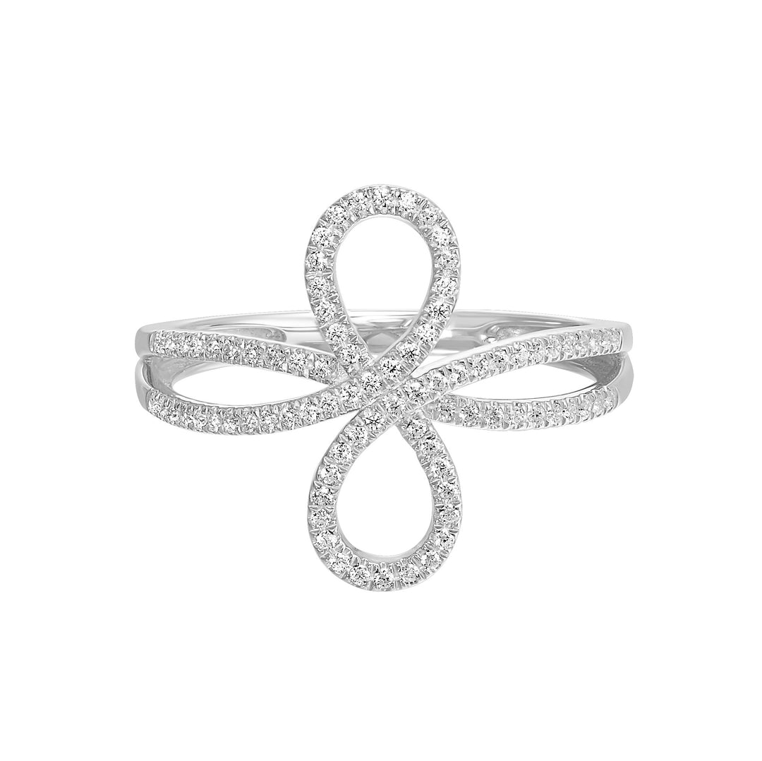 10Kt White Gold Diamond 1/5Ctw Ring