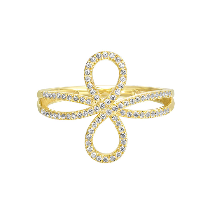 10Kt Yellow Gold Diamond 1/5Ctw Ring