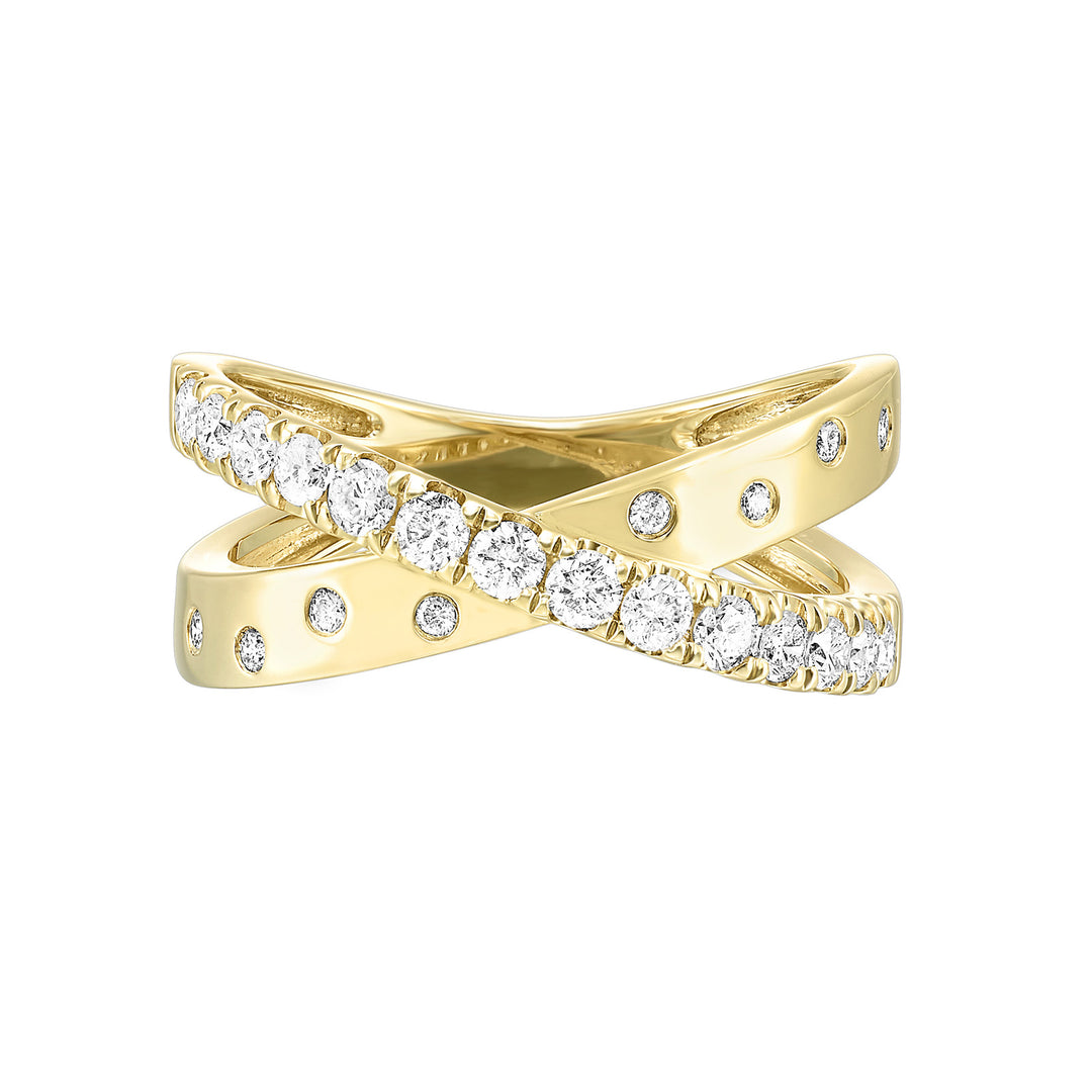 14Kt Yellow Gold Diamond 1/2Ctw Ring