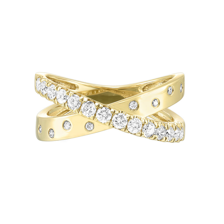 14Kt Yellow Gold Diamond 1/2Ctw Ring