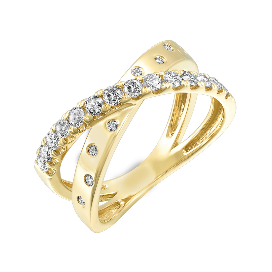 14Kt Yellow Gold Diamond 1/2Ctw Ring
